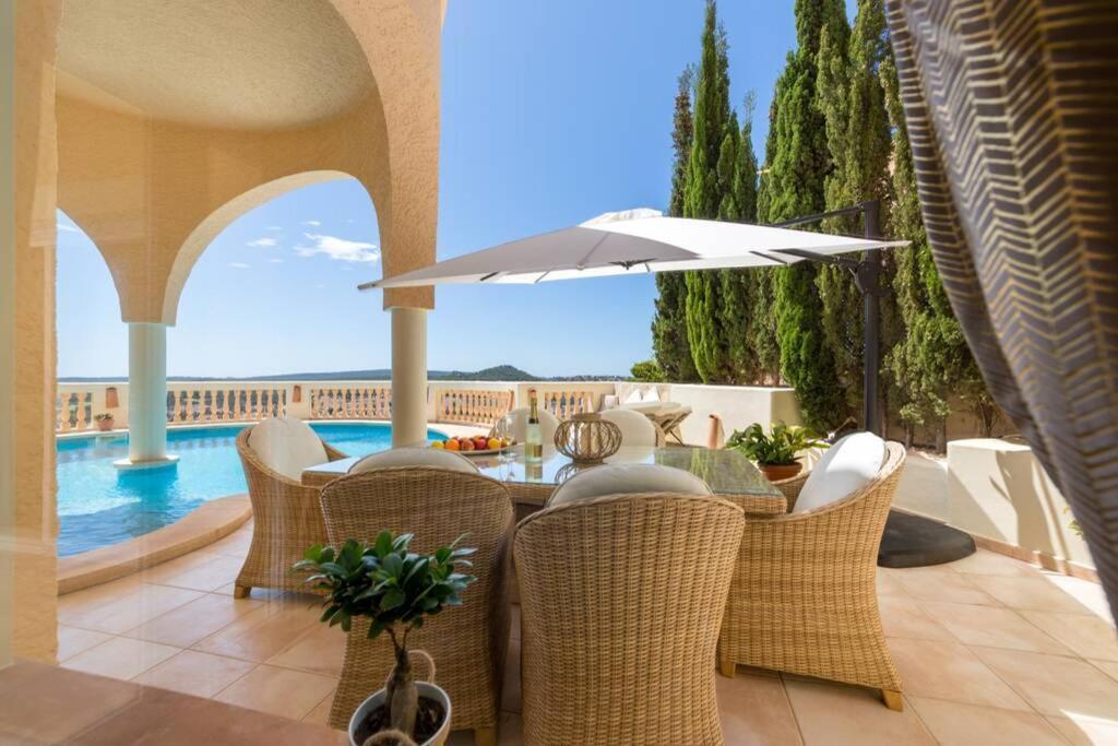 Meerblick Villa "Buena Vista" In Santa Ponsa, Mallorca Экстерьер фото